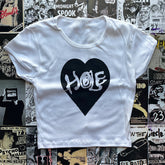 Bxoxo Casual Fashion Harajuku Y2K sexy vintage Women's Crop Tops Streetwear Gothic Punk Slim Fit Short  Street Hot Girls Baby T-Shirt